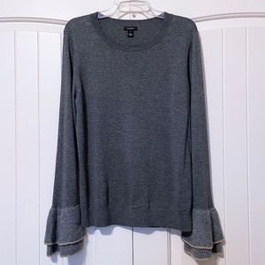 Halogen Double Bell Sleeve Sweater | Large